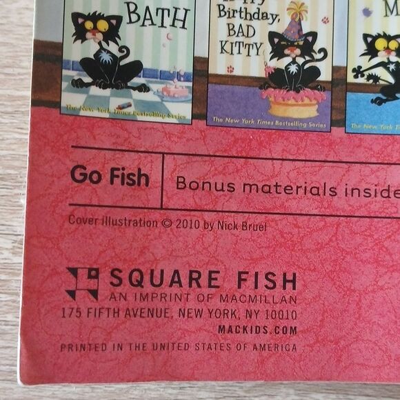 Bad Kitty VS Uncle Murray Graphic Novel Nick Bruel 2010 - Picture 8 of 13